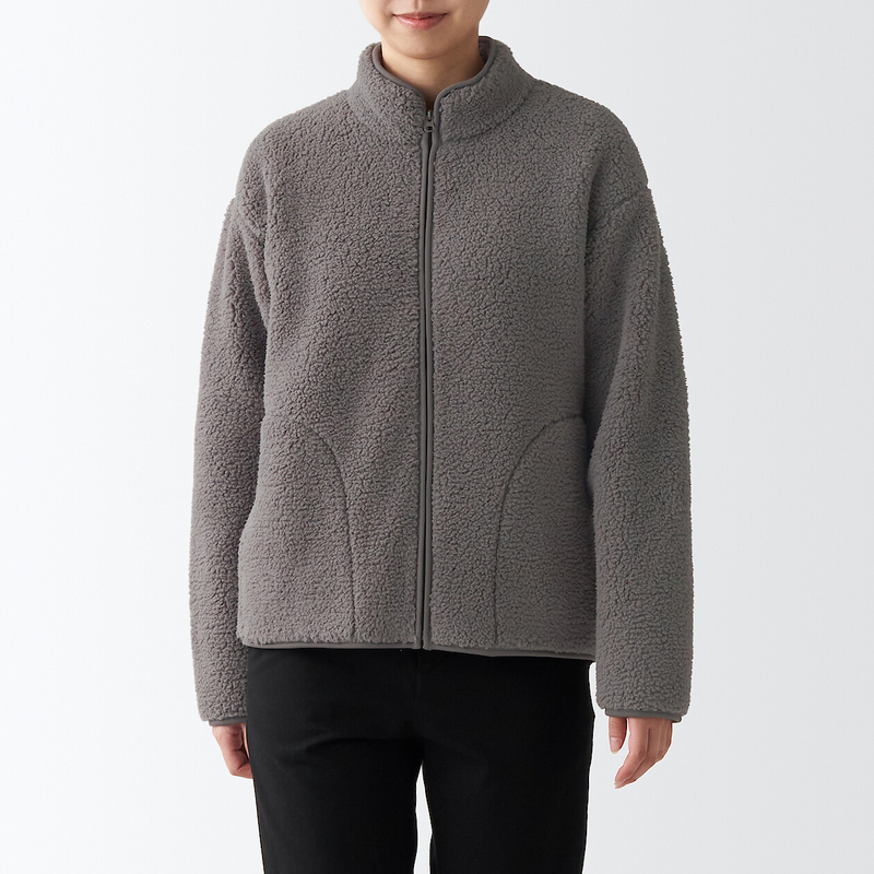 Stretch top fleece jacket